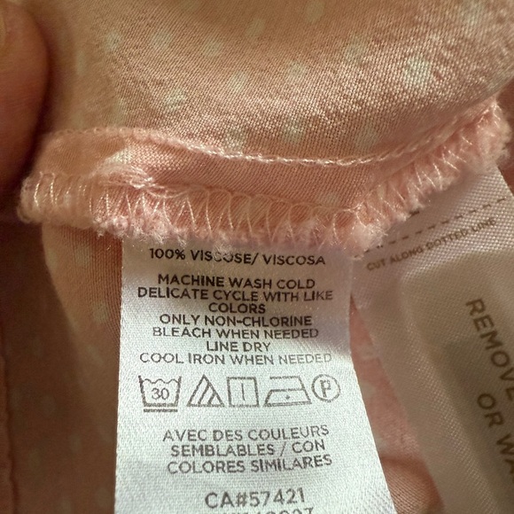 Loft Pink Sleeveless Maxi Dress with Ruffle Straps Size 10 - Picture 9 of 9